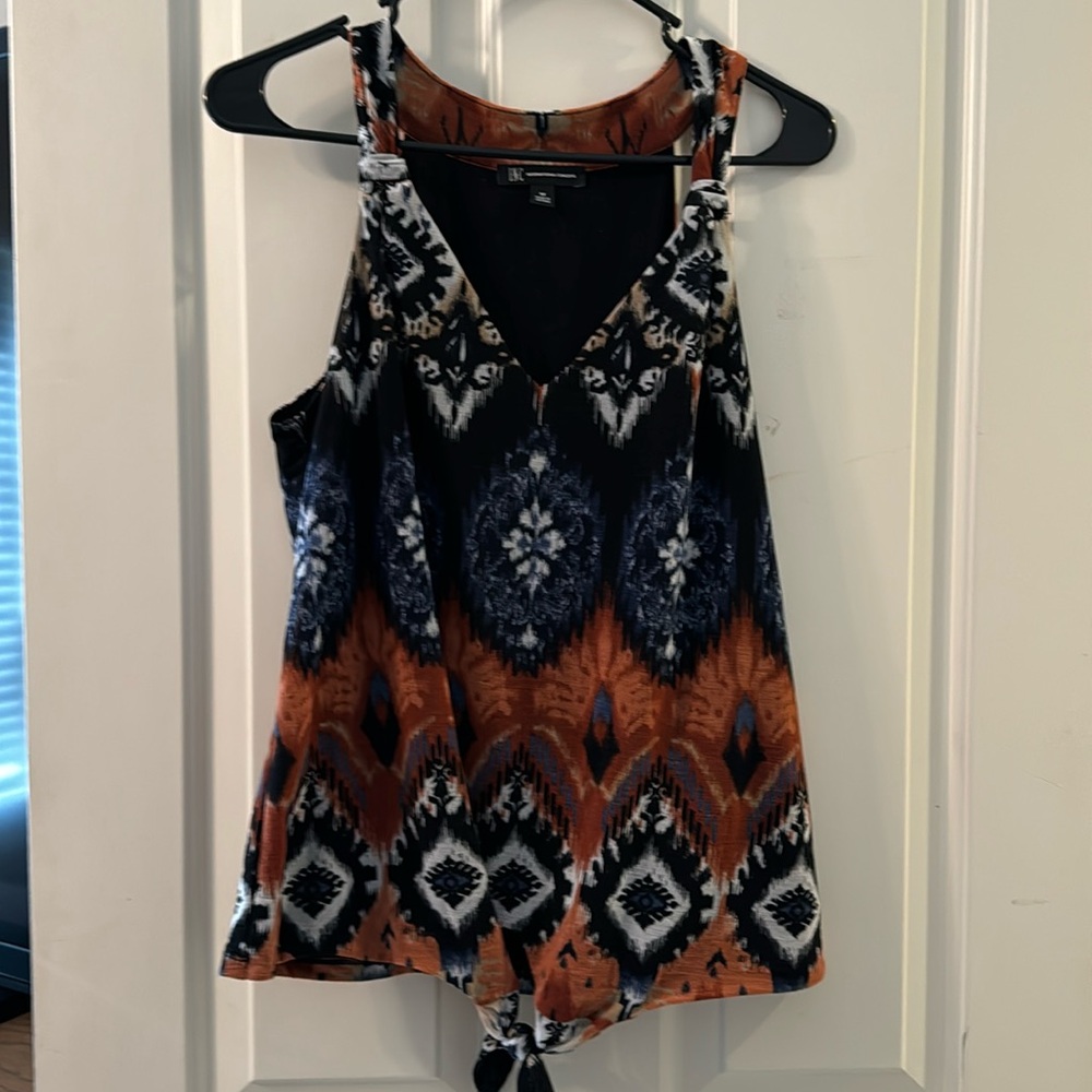 INC Tank with front tie